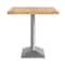 Flash Furniture Bennett 30 in x 48 in Solid Wood Indoor Tabletop in Natural with 27 in x 15 in Silver GSF-REC3048-NAT-TB002S-GG - alternate 2