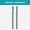 Dremel 1/8'' High Speed Steel High-Speed Cutter, 2PK 194 - alternate 2