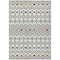Homeroots 8' X 10' Ivory Red And Gray Geometric Washable Indoor Outdoor Area Rug 612187 - alternate 3