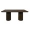 Homeroots 72" Dark Brown Solid Wood Double Pedestal Base Dining Table 611873 - alternate 8