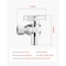 Vevor 10 Pack Angle Stop Valve 1/2 in PEX x 3/8 in OD Compression 1/4 Turn Shut Off Valves, 10PK JF-18 - alternate 6
