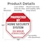 Signmission Protected By Home Security System 2, 10 Inch X 10 Inch, Aluminum Metal Signs OC-A-10-3 - alternate 4