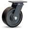 Hamilton Extended Service Swivel Caster, 8" x 3" Duralast XC Polyurethane (70D) on Cast Iron Wheel S-ES-83DB70 - alternate 1