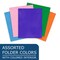 Roaring Spring Pocket Folders in Holder, 11.75"x8.5", Twin Pockets Hold 25 Sheets Each, 5 Colors, PK50 50205CS - alternate 2