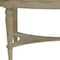 Homeroots 50" Antiqued White Solid Wood Oval Distressed Coffee Table 286349 - alternate 6