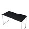Homeroots 47" Black and Silver Writing Desk 491489 - alternate 4