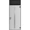Vdomdoors Aluminum Door with Hidden Handle Hiddex 0155 Ardesia Nero Entry Steel Metal Modern Painted W36xH80+ HIDDEX0155EXD-BLK-W36xH80+14-RH-I - alternate 3