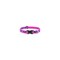 Lupine Adjustable Medium Dog Collar, Reflective Pink Paws Pattern, 1 x 16 - 28-In. 48553 - alternate 1