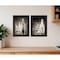 Homeroots Set Of Two Moody Gray Glassware Still Life 3 Black Framed Print Kitchen Wall Art, 2PK 406132 - alternate 2