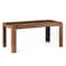 Homeroots 63" Brown and Black Wood Dining Table 568203 - alternate 1