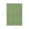 Homeroots 5' X 8' Lime Green And Purple Geometric Washable Indoor Outdoor Area Rug 599209 - alternate 4