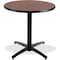 Kfi Round Bistro Table, HPL Top, Mahogany T42RD-B2125-MH - alternate 1