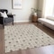 Homeroots 8' X 10' Brown And Beige Geometric Washable Indoor Outdoor Area Rug 595712 - alternate 3