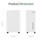 Edendirect 30 pt. 2,000 sq. ft. Dehumidifier in White with Drain Hose, 0.42 Gal. Bucket, 41dB for Bedroom,  ZR-D1026 - alternate 5