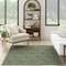 Homeroots 4' X 6' Dark Green And Light Green Geometric Indoor Outdoor Area Rug 556274 - alternate 4
