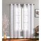 Homeroots Set of Two 84"  White Boho Embroidered Window Panels, 2PK 473421 - alternate 2