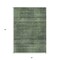 Homeroots 5' X 8' Olive Green And Gray Striped Washable Indoor Outdoor Area Rug 588107 - alternate 4
