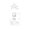 Ham-Let Manual Valve, 2 Port UCV, 1/4 in, Male Seal HM20-4VKLQ-M4-ISLT - alternate 2