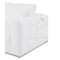 Homeroots White Italian Leather Reclining L Shaped Two Piece Corner Sectional 482253 - alternate 6