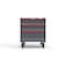Strong Hold 3 drawer cabinet - (2x 6in, 1x 10in) - Red accents - E-Lock w/ Tracking S3036-PCTAS-0302DS - alternate 1