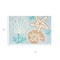 Homeroots 32" Blue Tan And White Cotton Seashells And Coral Bath Rug 634900 - alternate 5