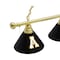 Holland Bar Stool Co Appalachian State 3 Shade Billiard Light, Brass Fixture BL3BRAppStU - alternate 3