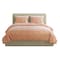 Lavish Home 3PC Velvet King Quilt Bedding Set 108x92 Inch King Bedspread and Matching Pillow Shams, Pink 66-004-VP-K - alternate 4