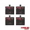 Extreme Max 3004.3156 Slider Trax Multi-Fit Slider Base - Straight, Pack of 4 3004.3156 - alternate 1