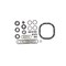 Ford With 2012 Shelby GT500 High Torque Rear Pinion Bearings Pinion And Carrier Shims Pinion Nut M-4210-B2 - alternate 1