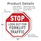 Signmission Stop Look Out for Forklift Traffic, 10 inch X 10 inch, Aluminum Metal Signs, 2PK OC-A-2PACK-10-41 - alternate 2