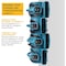 Xpower CentrifugalBlower, Blue, 12-1/4inH P-80A-Blue - alternate 5