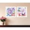 Homeroots Set Of Two Clematis 1 White Framed Print Wall Art, 2PK 408167 - alternate 2