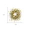 Homeroots 24" Green White And Yellow Spring Daisy Artificial Wreath 516076 - alternate 3