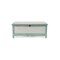 Homeroots Rectangular Green Wooden With Seat Cushion And Inside Storage Bench 379862 - alternate 5