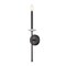 Z-Lite Gaultier Matte Black+Modern Gold 1 Light Wall Sconce 6100-1S-MB - alternate 1