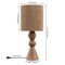 Jonathan Y Orbic Taper 23.5" Rustic Cottage Resin/Metal LED Table Lamp with Paper Rope Shade, Brown Wood Finish JYL9202A - alternate 5