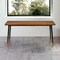 Homeroots 71" Brown And Black Steel Dining Table 544711 - alternate 3