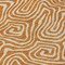 Homeroots 8' Copper And Beige Round Abstract Washable Indoor Outdoor Area Rug 599744 - alternate 2