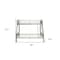 Homeroots 78" X 56" X 67" Silver Metal Twin Over Full  Bunk Bed 286162 - alternate 2