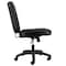 Elama Mid Back Adjustable Fabric Office Chair in Black ELM-F-019 - alternate 3