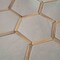 Apollo Tile Aureole 8.66 in. x 9.84 in. Matte Cloud Gray and Brown Porcelain Hexagon Wall and Floor Tile (8.07 sq ft/case) - 18 Sheets APLENC88CENA - alternate 5
