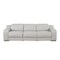 Homeroots 103" Light Gray Italian Leather Reclining USB Sofa 632871 - alternate 4