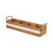 Homeroots 19" Brown Solid Wood And Metal Box 487956 - alternate 3
