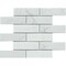 Emser Tile Elegan Series Porcelain Mosaic Tile, 12 in L Tile, 11 in W Tile, Pressed Edge, Calacata, 20PK W95ELEGCA1112MOFM - alternate 2