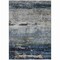Homeroots 8' X 10' Navy Blue Gray And Black Abstract Washable Indoor Outdoor Area Rug 605964 - alternate 6