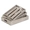 Homeroots 19in Gray Rectangular Wood Handmade Tray With Handles 483317 - alternate 4