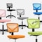 Simple Deluxe Low-Back Mesh Armless Office Chair, Swivel Rolling Computer Chair No Arms with Lumbar Support 3A88FNCHAIRC2077PK01 - alternate 3