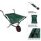 Pure Garden Folding Wheelbarrow Collapsible Garden Cart w/ 80lb Capacity, Storage Pouches & Padded Handles 50-LG1406 - alternate 5