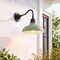 Jonathan Y Aurora 12.25" 1-Light Farmhouse Industrial Iron LED Gooseneck Arm Outdoor Sconce, Matte Olive Green JYL7613I - alternate 3