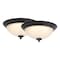 Boston Harbor CEIL LT LED FLUSH MT MBLK 13IN, 2PK OG24004 - alternate 3